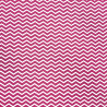 Printed Cotton TEZY Raspberry / White